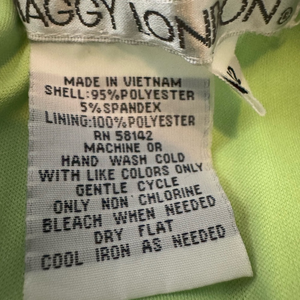 Maggy London Colorful Y2K Geometric Halter Drop Waist Dress - Picture 5 of 7